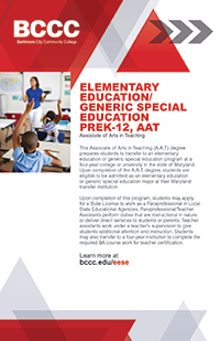 Elementary Education/Generic Special Education-PreK-12 , AAT