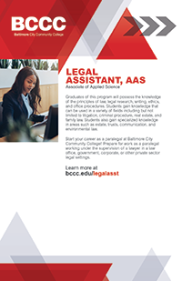 Legal Assistant, AAS