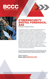 Cybersecurity Digital Forensics, AAS