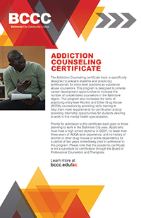 Allied Human Services and Addictions Counseling, Certificate