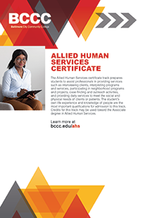 Allied Human Services, Certificate