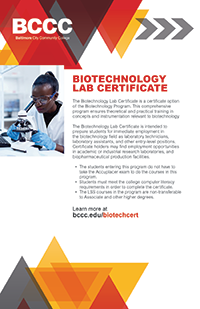 Biotechnology Lab Science Certificate